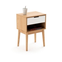 Тумба В винтажном стиле Jimi единый размер белый LA REDOUTE INTERIEURS  фото, kupilegko.ru